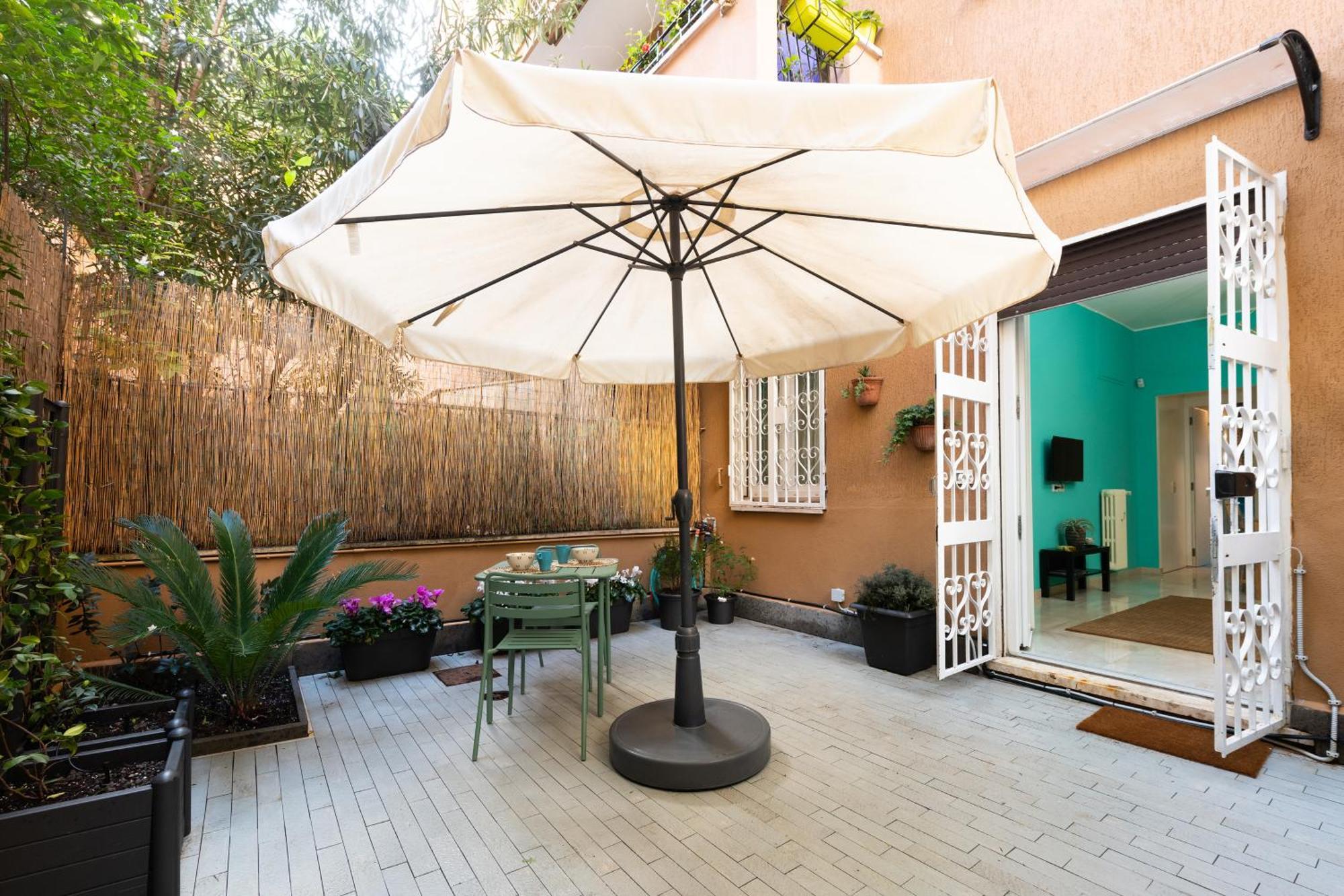 Casa Vegezio Near Vatican Museum And Metro Cipro Private Garden Check-In From 3 Pm To 10 Pm Dış mekan fotoğraf